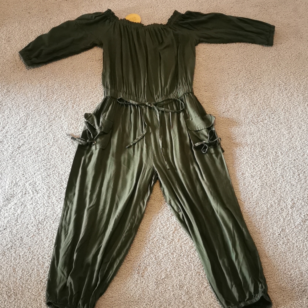 Olive jumpsuit